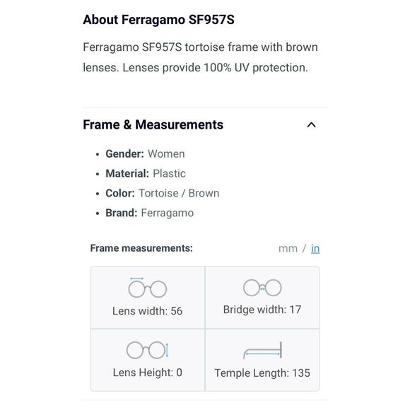 Salvatore Ferragamo Women's Cat Eye Sunglasses SF957S in Tortoise / Brown - Picture 2 of 11